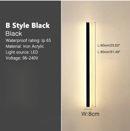 Modern Outdoor LED Wall Lamp